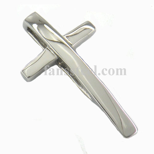 FSP03W57 shiny polishing cross pendant - Click Image to Close